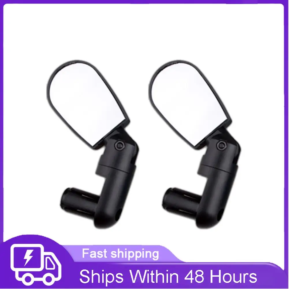 

1/2Pcs Fiets Achteruitkijkspiegel Mountain Road Fiets Draaibare Stuur Mount Veiligheid Achteruitkijkspiegel Fiets Accessoires