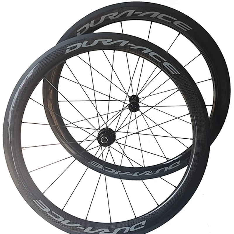 Купи Width 25mm Carbon Road Bike Clincher Wheel 38mm/50mm/60mm Ceramic Hub Customized Stickers Rim Brake 700C за 19,680 рублей в магазине AliExpress