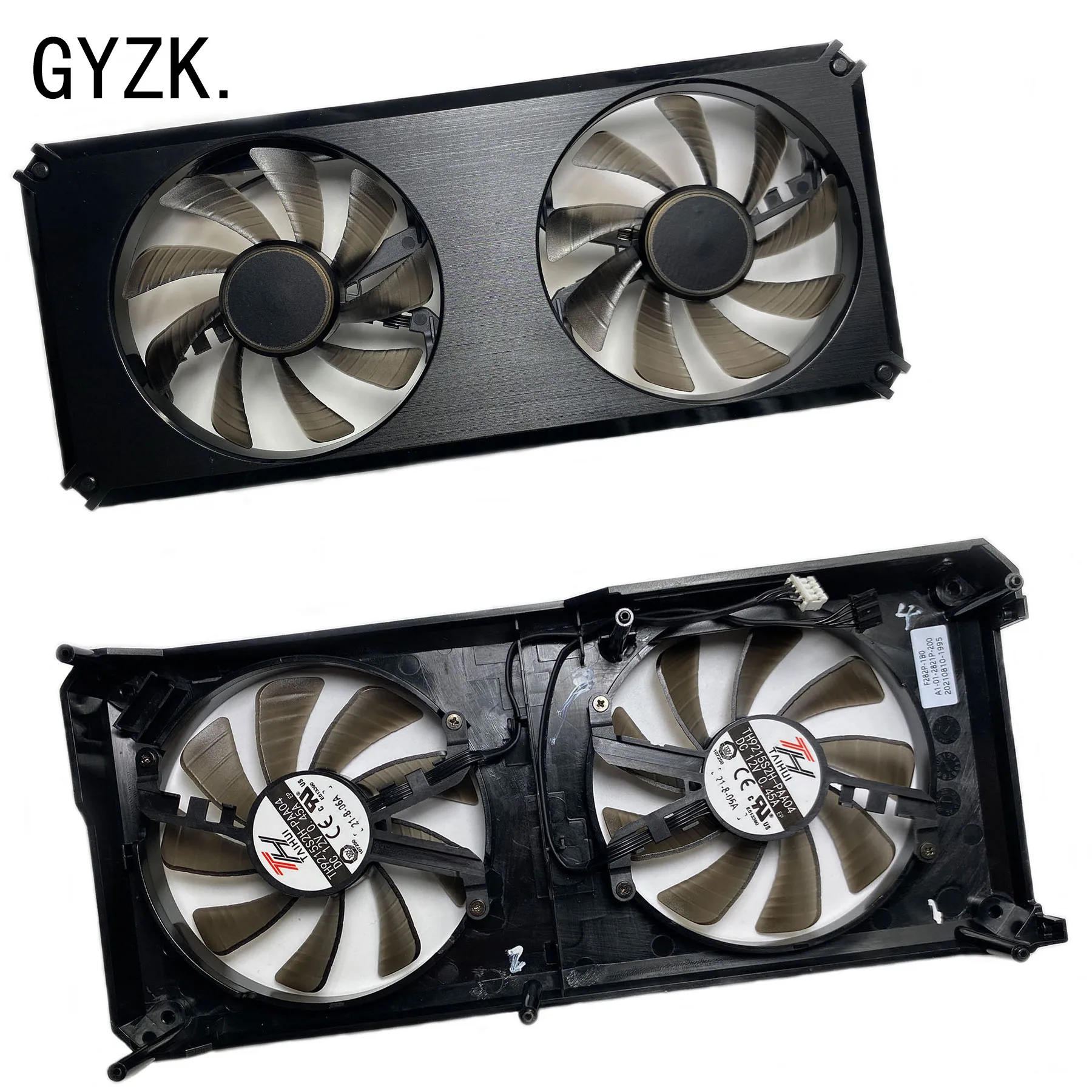Новинка для PNY GeForce RTX3060 3060ti XLR8 REVEL EPIC-X двойной вентилятор OC графическая карта запасная панель вентилятора с вентилятором