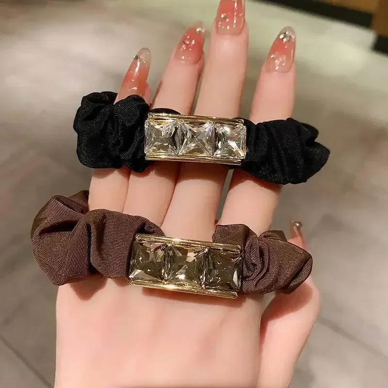 Новые красивые большие ленты для волос со стразами блестящий бриллиант модные