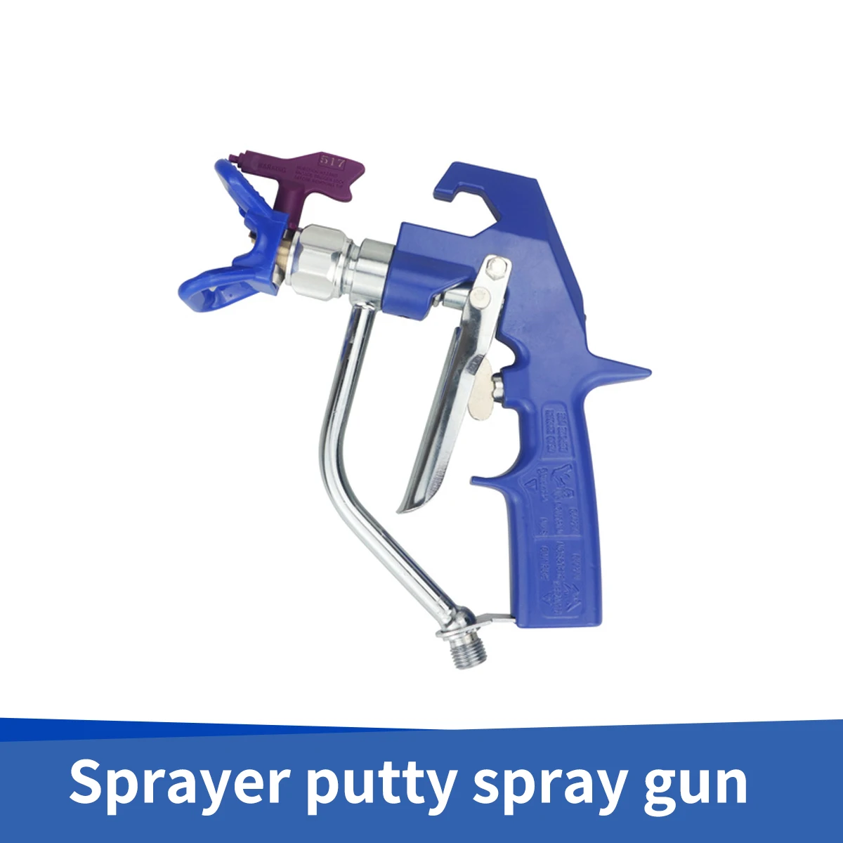 Universal Airless Sprayer Accessories Spray Gun Gold Gun Small Portable Putty Powder Spray Gun Nozzle Head Putty Ash Spray Gun