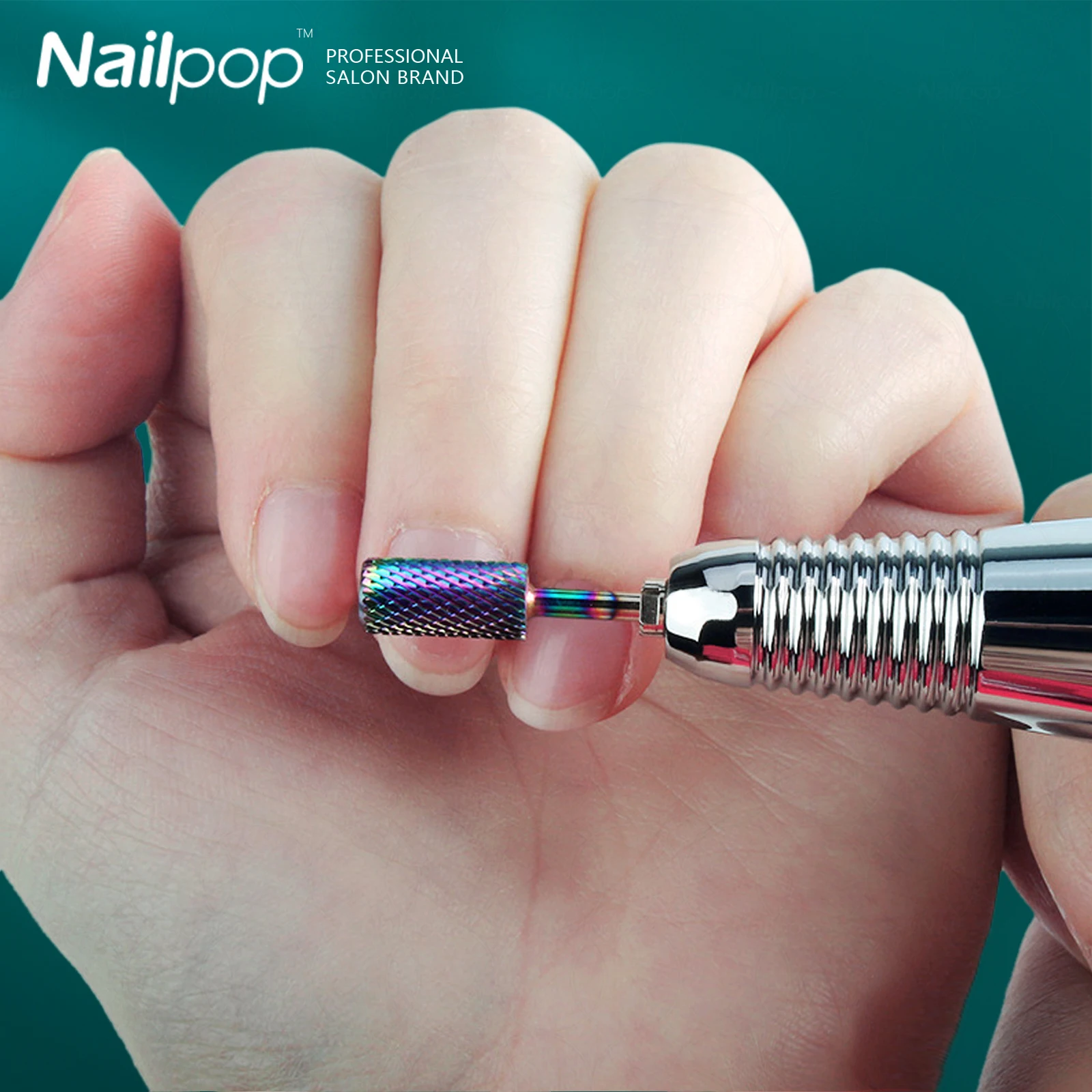 Набор фрез Nailpop для маникюра профессиональные твердосплавные насадки