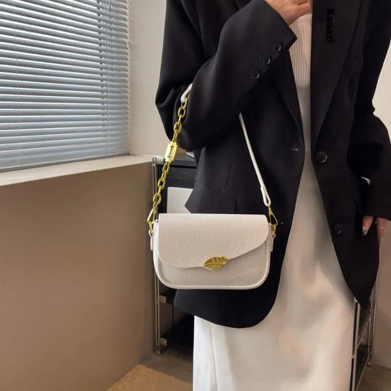 

High Quality Designer Underarm Shoulder Classic Versatile Handbag Ladies Simple Casuals Crossbody Bag Chain Party Summer New