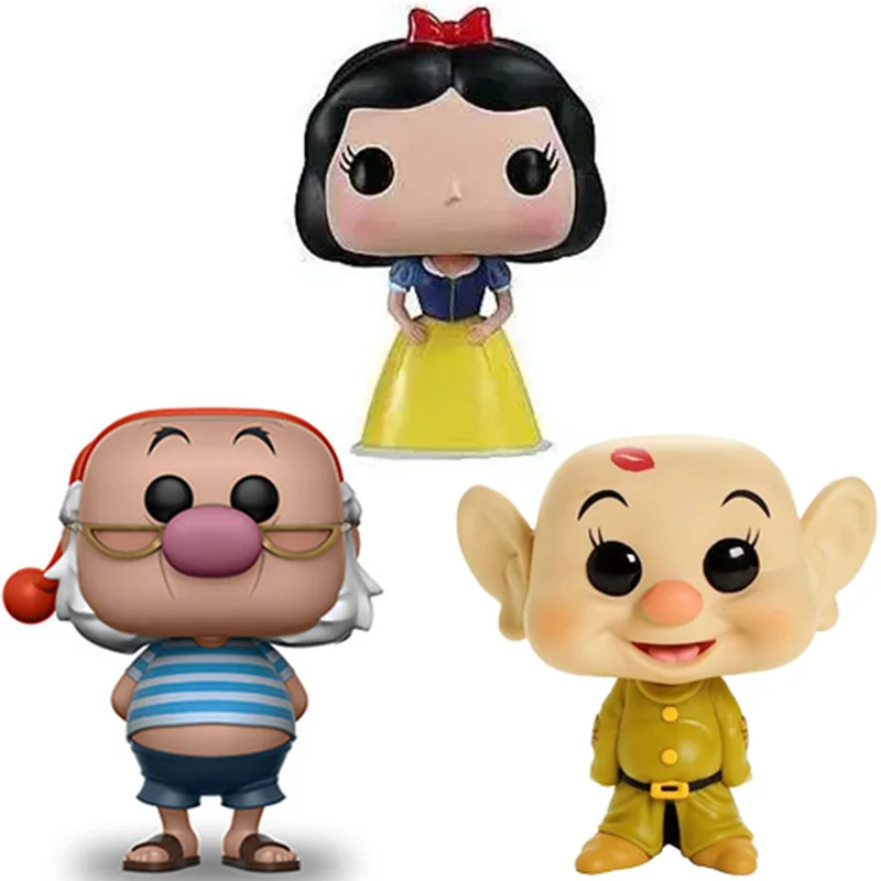 Funko POP Disney Белоснежка Допи #340 Питер Пэн СМИ #278 виниловые фигурки игрушки коллекционные куклы Подарки для детей