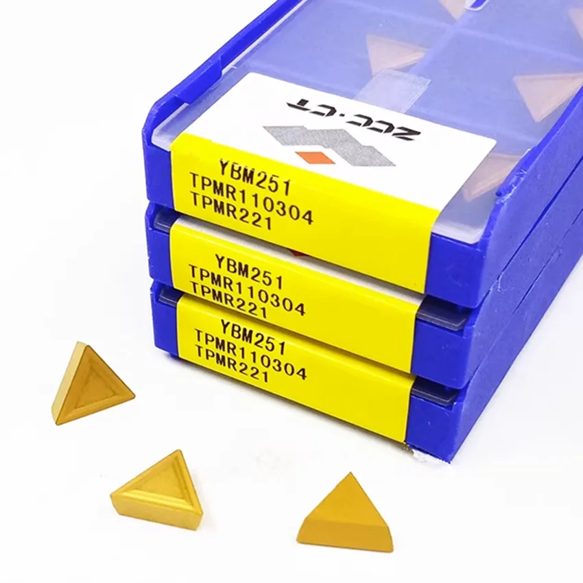 ТПМР 110304 YBM251/TPMR 110308 160304 160308 YBM251 TPMR221 TPMR222 Твердосплавные пластины TPMR321 TPMR322 ZCC.CT