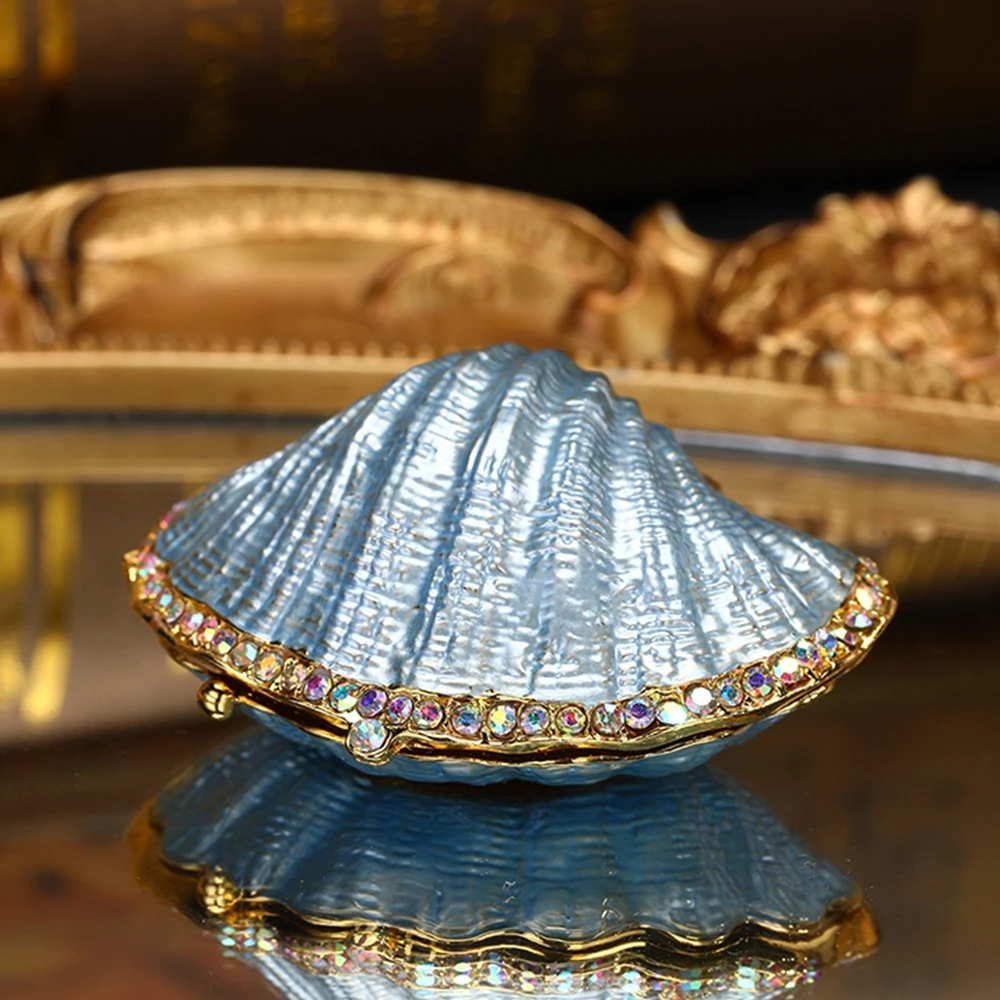 1 шт. серебристый/синий винтажный держатель для кольца