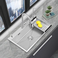 stainless steel kitchen sink nozzle mixer taps undermount big washing sink bathroom fregaderos de cocina kitchen accessories yq