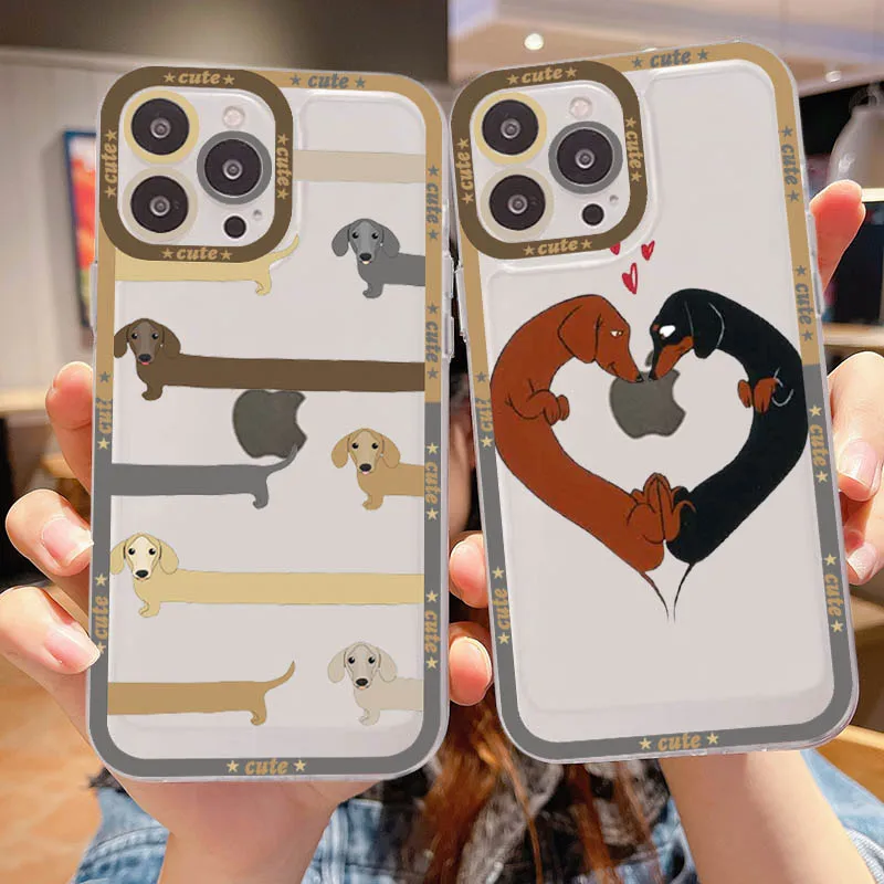 

Dachshund Dog Phone Case For IPhone 11 12 13 Mini Pro Max 14 Pro Max Case Shell