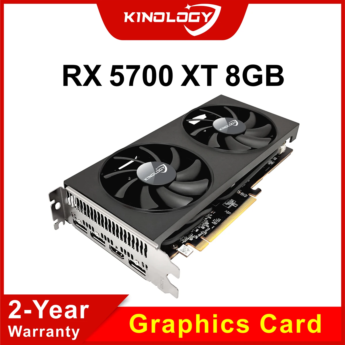 

Kinology RX 5700 XT 8GB Graphics Card 5700XT GPU 8G RX5700 Gaming Video VGA AMD Radeon RX5700XT 8 GB