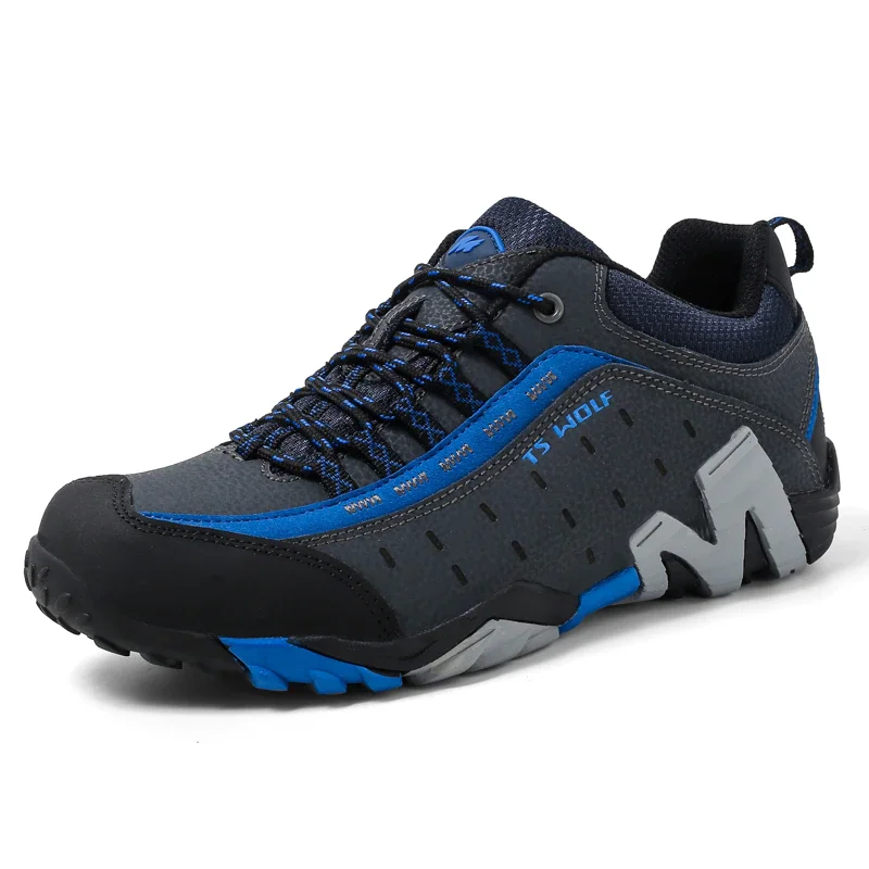 

Outdoor Lover Trekking Shoes Men Waterproof Hiking Shoes Mountain Boots Genuine Leather Woodland Hunting Tactical Shoes