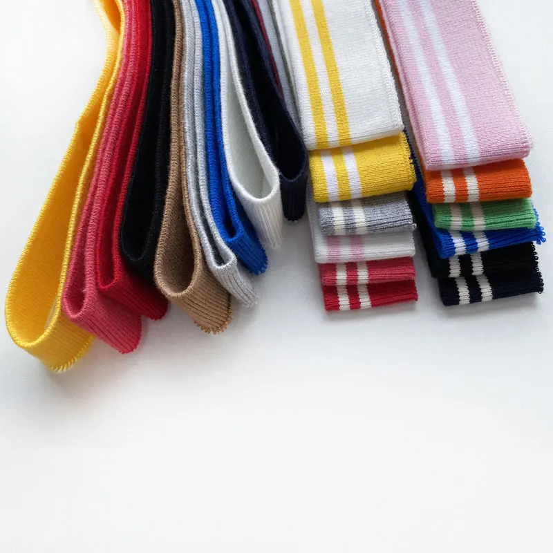 Эластичные трикотажные манжеты из хлопчатобумажной ткани в рубчик 3 5*80 см