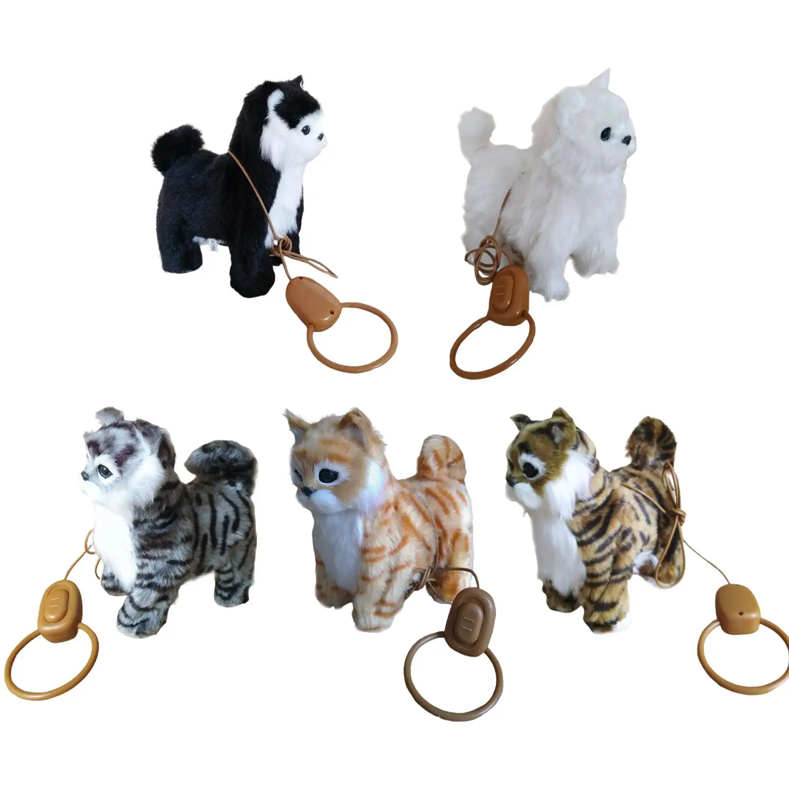 Реалистичная игрушка-робот для кошек, автоматическая Милая пение песен, реалистичные электронные плюшевые животные, игрушка для домашних животных на Рождество, день рождения, дети, мальчики