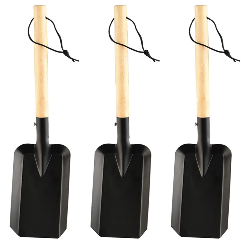 

3 Pcs Home Soil Lightweight Garden Family Planting Scoop Gardening Small Flat Spade Iron Professional