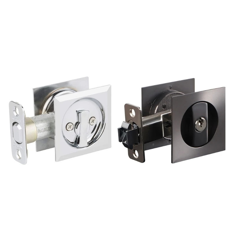 

Bed Bath Pocket Door Lock Invisible Recessed Door Lock for Kitchen Bathroom Bed