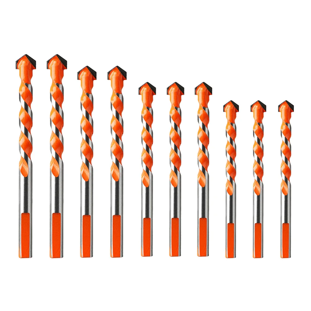 

10pcs High Hardness Sturdy Premium Tile Drill Bit Tile Drilling Tool Hole Opener