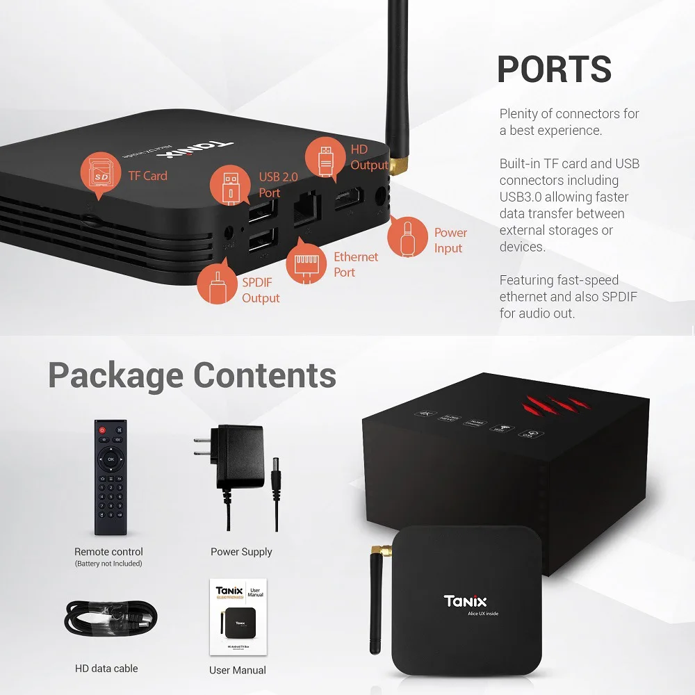 ТВ-приставка low rice TX6/TX9S/TX6S на Android Allwinner H6 9 2 4 ГГц и фото Двойной Wi-Fi Bluetooth 1 4K