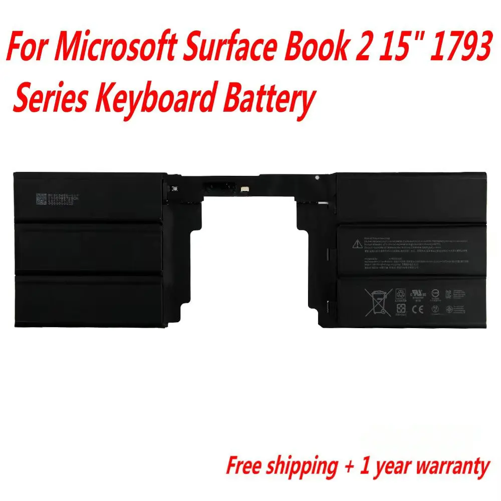 Аккумулятор для ноутбука G3HTA041H для Microsoft Surface Book 2 15 серии 1793, аккумулятор для клавиатуры, 11,36 В, 5473 мАч (art.: 3920d8a9cc486) - 3920d8a9cc486