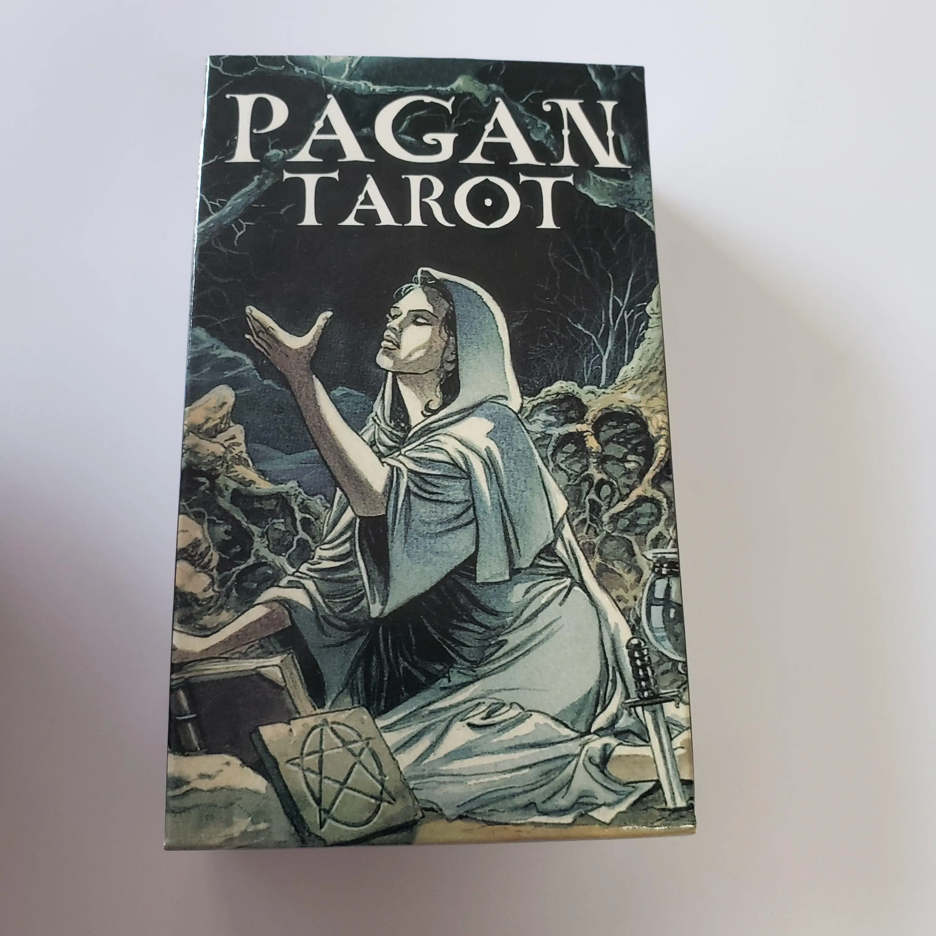 

78 Pcs Pagan Tarot Oracle Card Board Deck Games Fate Divination Cards Tarot Reading Card Illustration