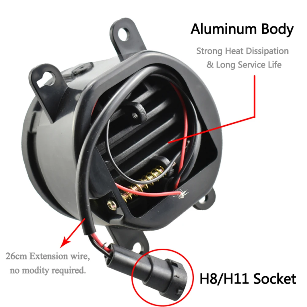 Светодиодные противотуманные фары для Renault Duster Megane 2 3 Kangoo Fluence Thalia Logan Sandero Clio