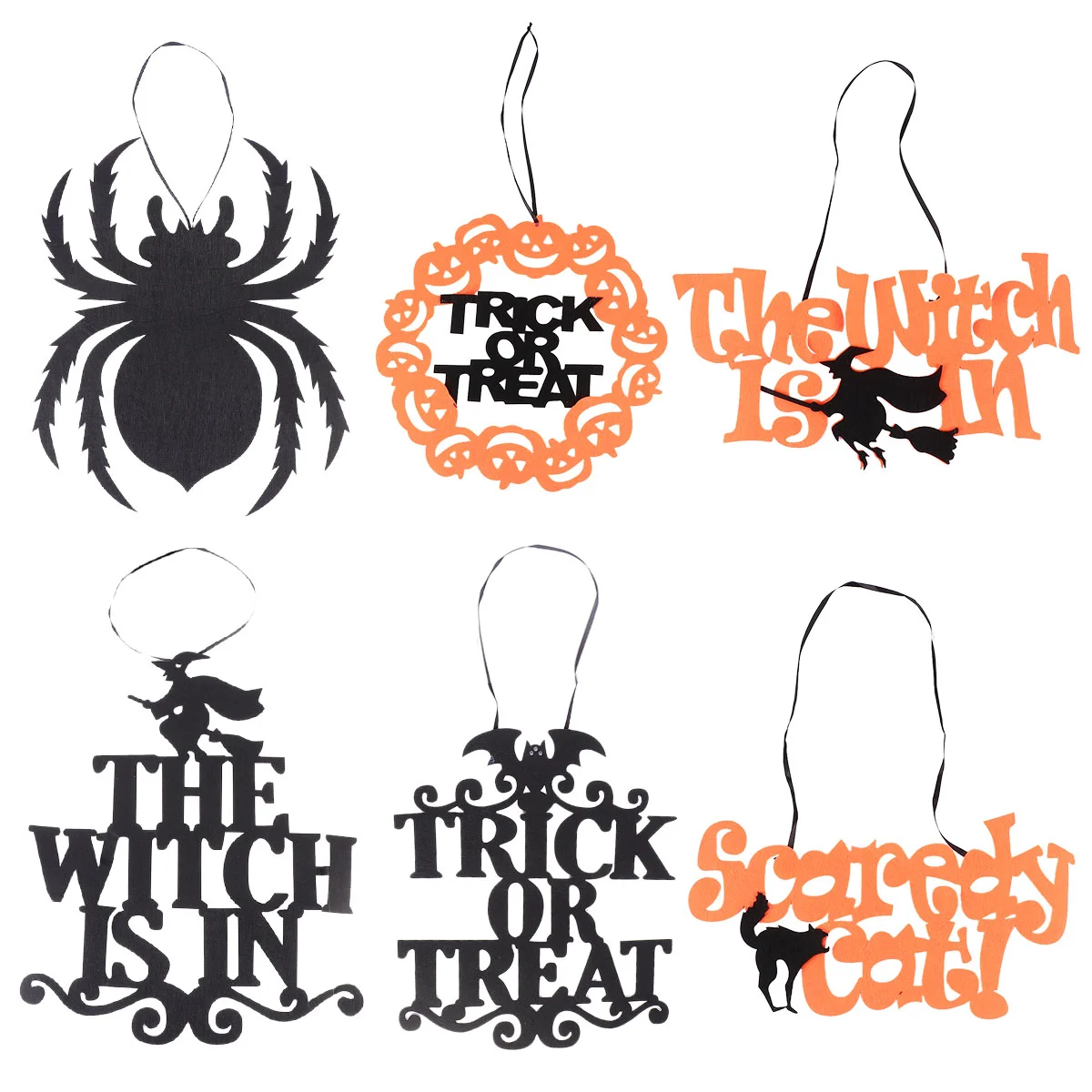 

6 Door Decoration Spider Decoration Room Decor Trick or Treat Door Sign
