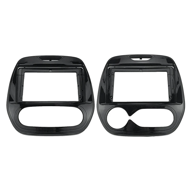 

9 Inch 2DIN Car Instrument Panel Frame DVD Navigation Panel Frame Radio Fascia For Renault Captur 2015 -2019