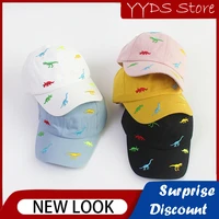 boys and girls baby caps cotton dinosaur embroidered baseball caps childrens colorful dinosaur caps sun protection sun hats