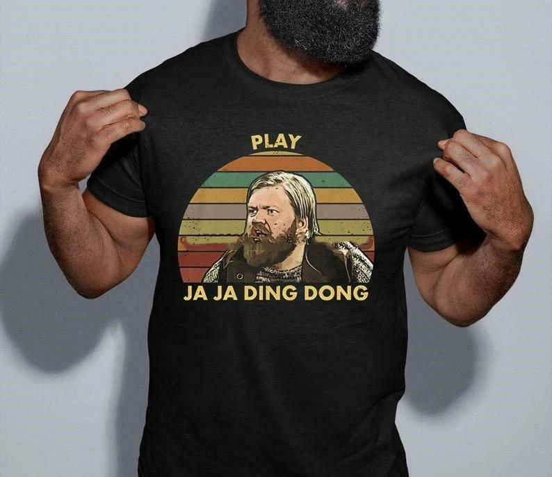 

Euro Vision Ja Ja Ding Dong Song Fire Saga Contest Tshirt Tee Shirt