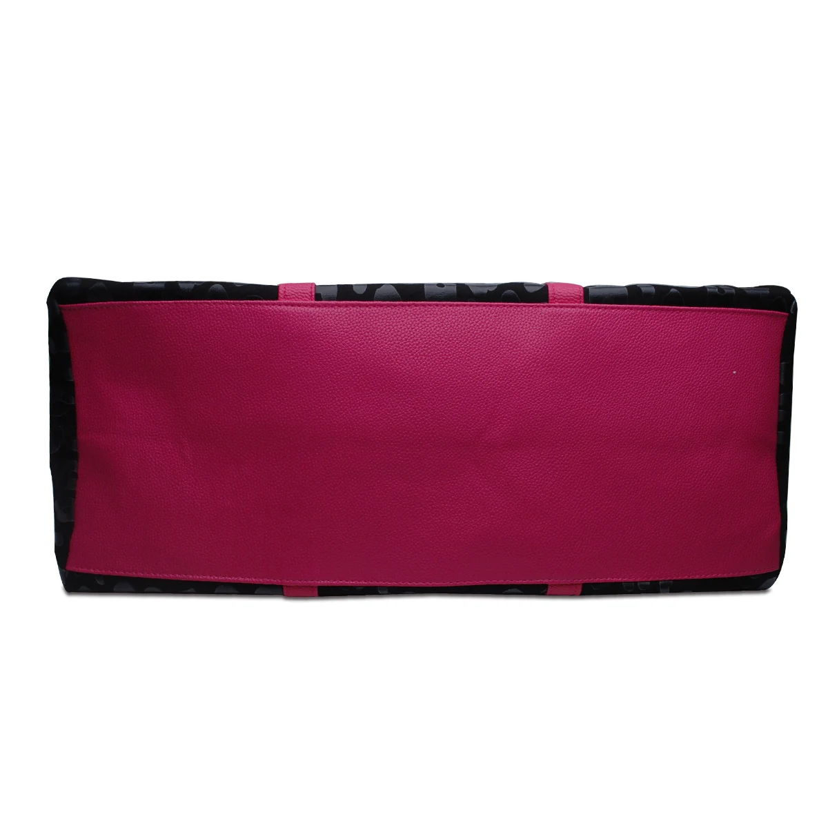 Black Leopard PU Leather Weekender Duffle Bag Casual Travel Tote Large Capacity Luggage Bags，with Shoulder Strap Overnight Bags