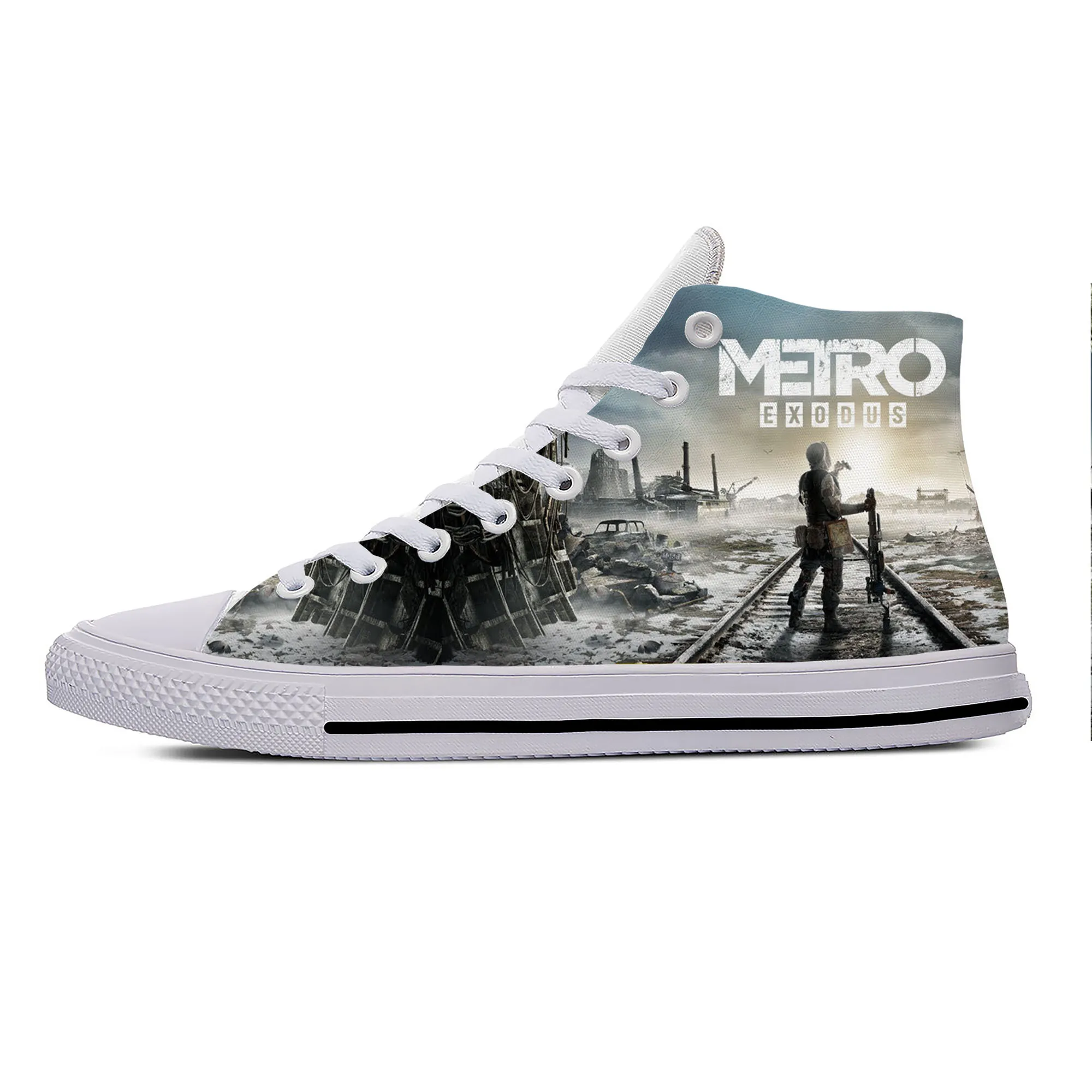 

Game Metro Exodus 3D Print High Top Sneakers Mens Womens Teenager Casual Shoes Canvas Running Shoes Breathable Lightweight shoe