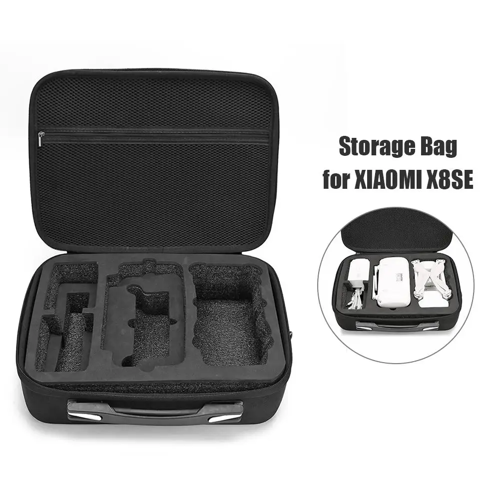 

Drone Hard Shell Waterproof Shoulder Bags Portable Storage Box for XIAOMI X8SE Excellent Two-way Zipper Ensure Safety