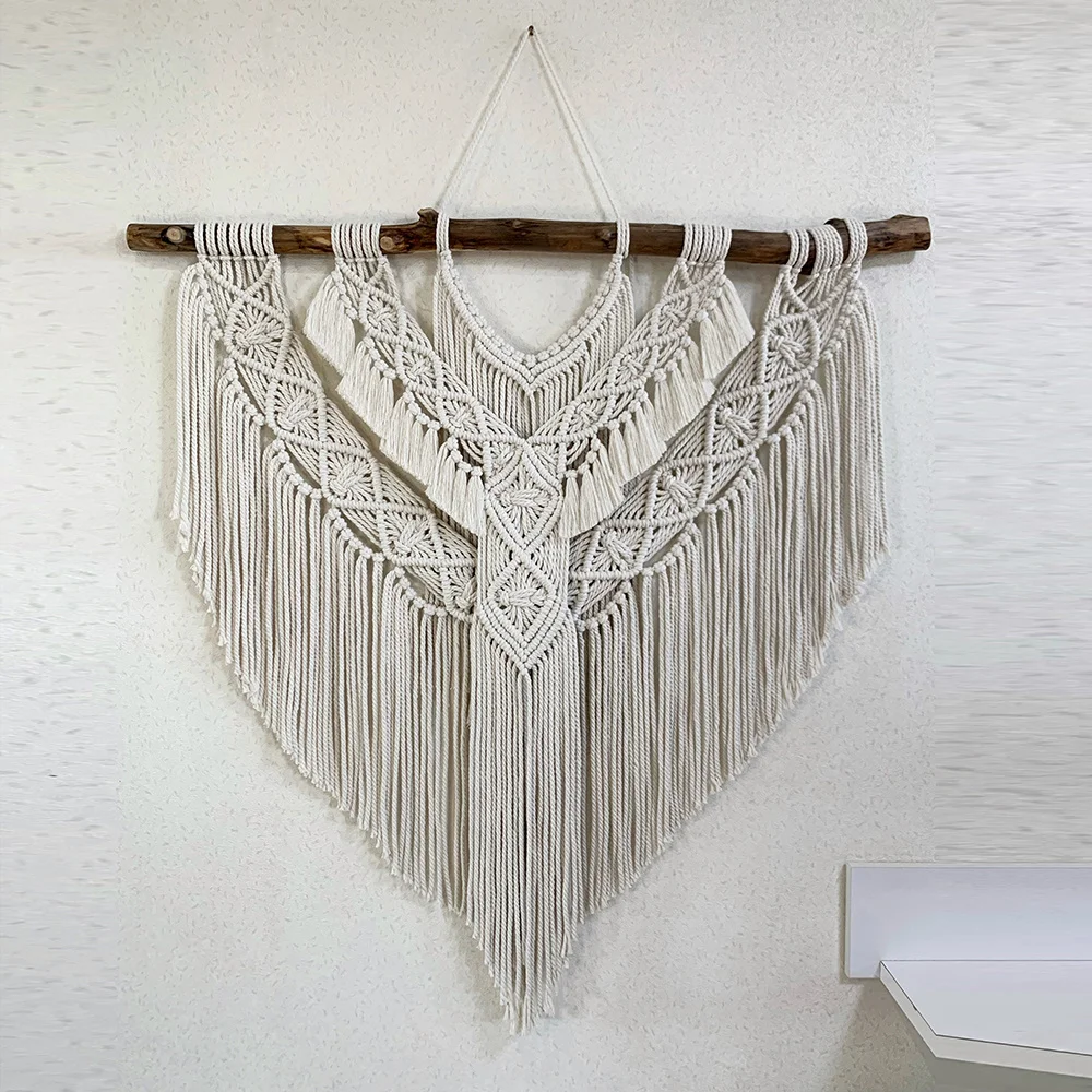 

Large Bohemian Handmade Wall Hanging Tapestry Handwoven For Living Room Home Decoration
