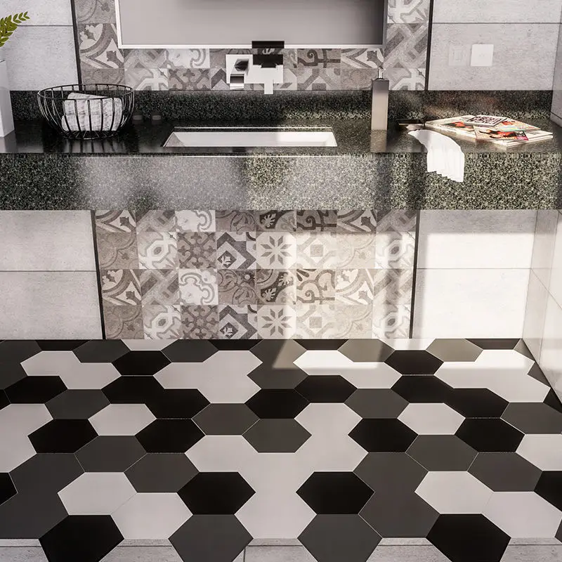 

Самоклеящиеся напольные наклейки из ПВХ, 3D наклейки на стену, для гостиной, кухни, ванной, водонепроницаемые Нескользящие утолщенные обои «...