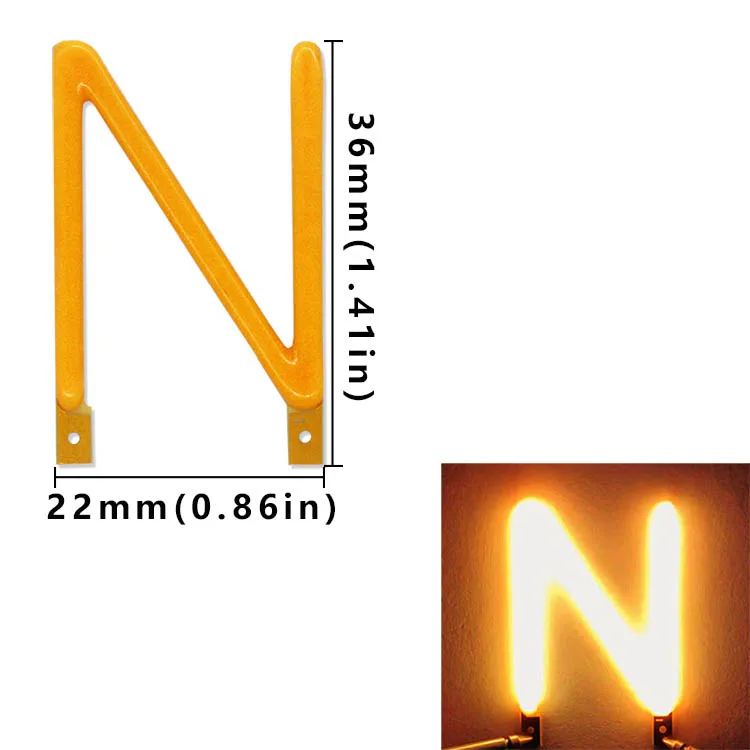 

Рекламная светодиодная буква Warm and Happy