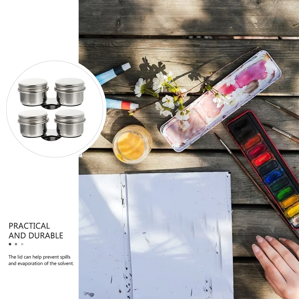 2 шт. шайба кисть для масляной живописи горшок акварельная смесь мытья очиститель