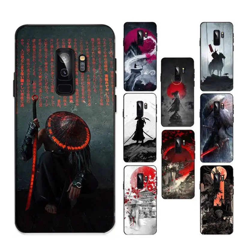 

Landscape ink Painting Japan Samurai Art Phone Case for Samsung A51 A30s A52 A71 A12 for Huawei Honor 10i for OPPO vivo Y11