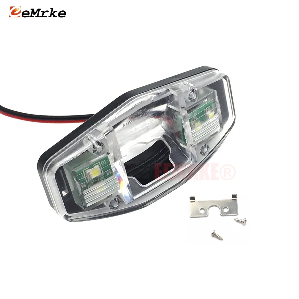 

Кронштейн автомобильной камеры заднего вида EEMRKE для Honda Accord TSX Civic FB, City GM Odyssey RA Shuttle со светодиодной подсветкой номерного знака