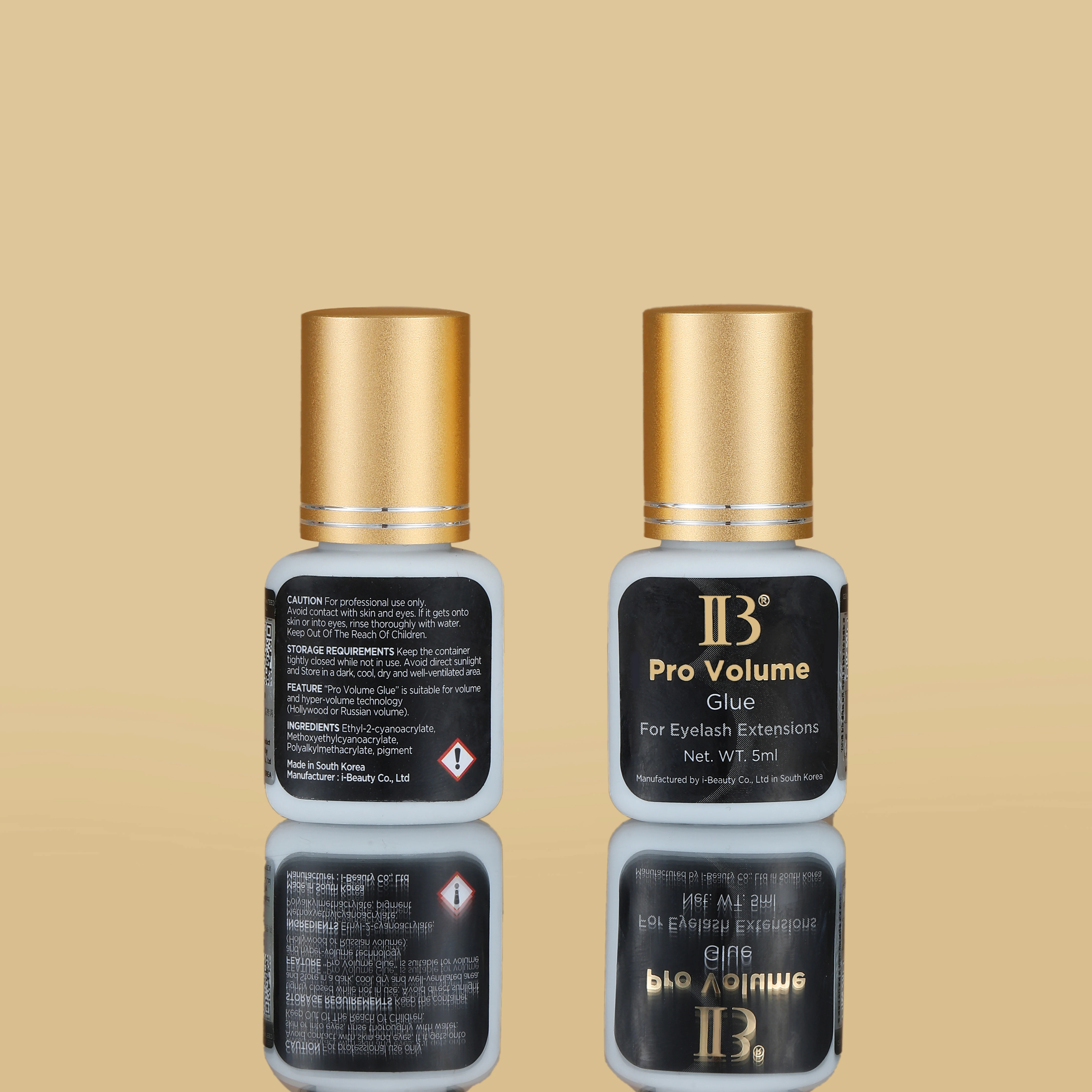 Фото I-Beauty Glue для наращивания ресниц 0,5 s, сухой клей Provolume для русского наращивания ресниц, сохраняющий клей 7 ложек, Южная Корея №1