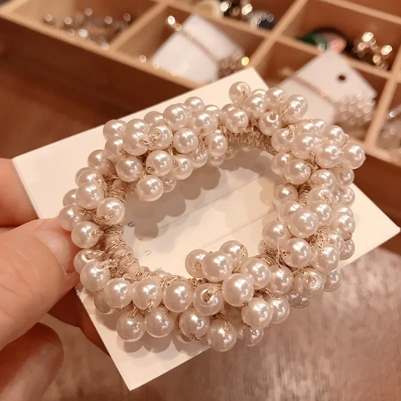 Женская эластичная резинка для волос высокоэластичная повязка ручной работы с