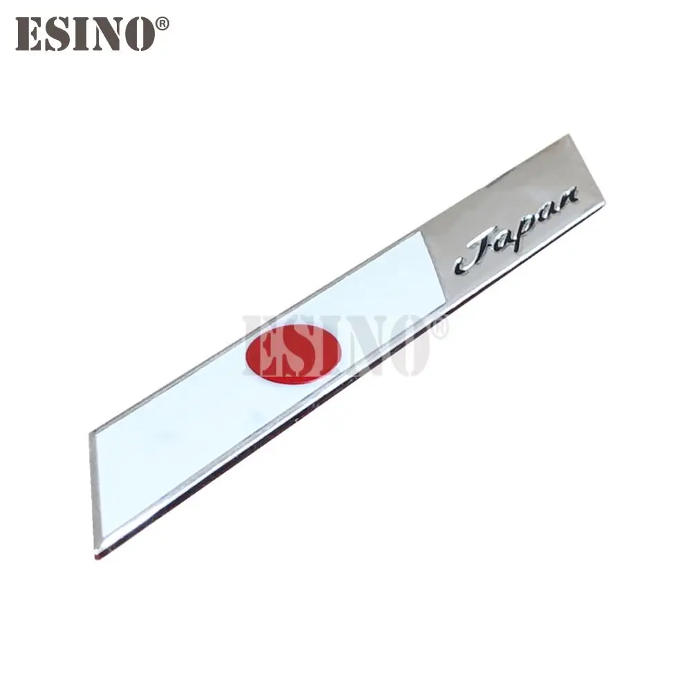 

Стайлинг автомобиля, национальный флаг Японии, 3D металлический хромированный алюминиевый сплав, декоративная эмблема, клейкий значок, наклейка, автоаксессуар