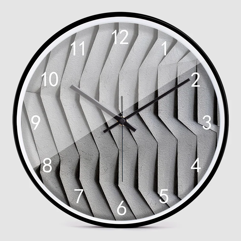 

Metal Silent Wall Clock Fashion Personality Bedroom Digital Wall Clock Creative Minimalist Orologio Parete Home Decor ZB50WC