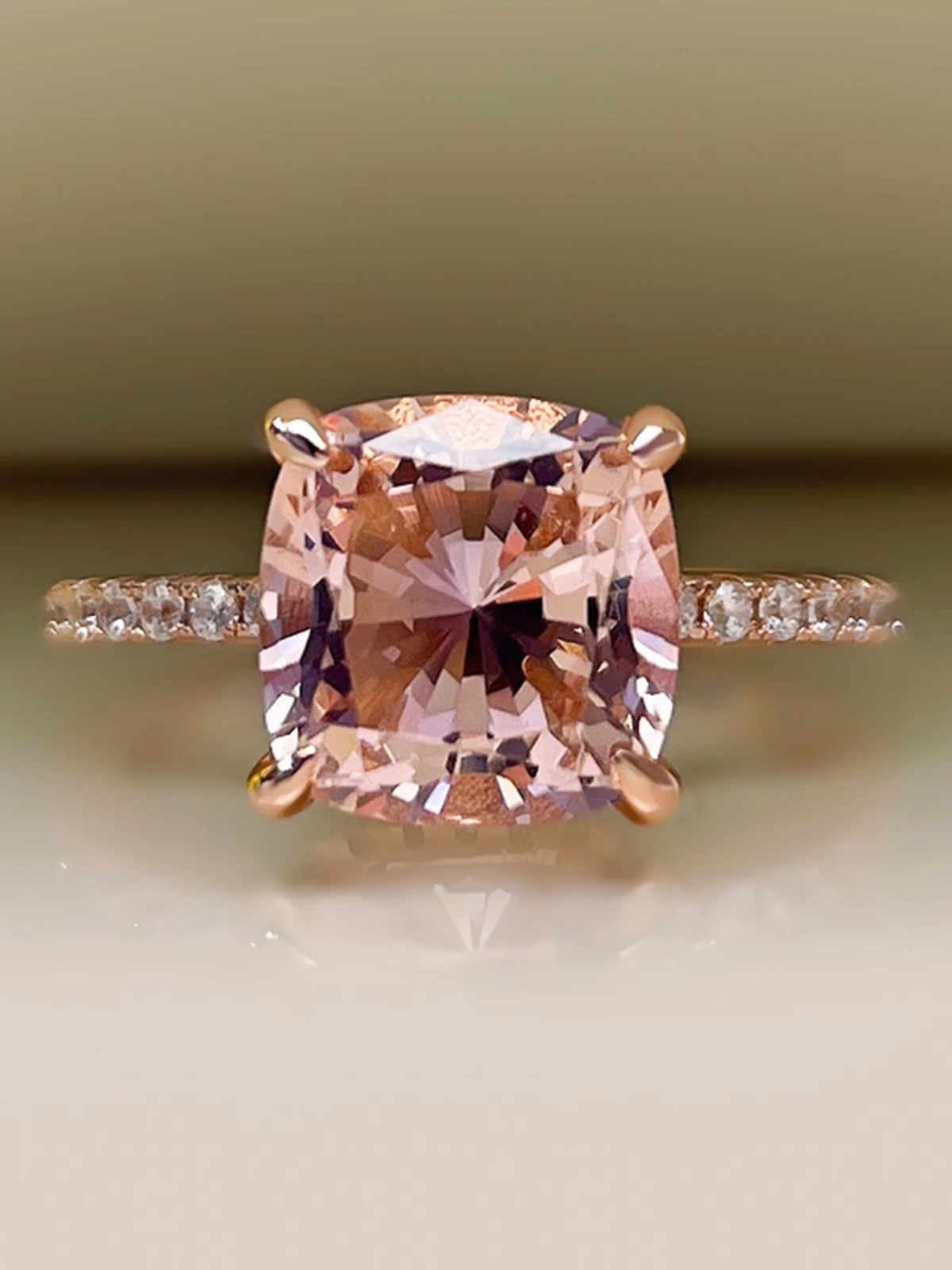 Кольцо Из Стерлингового Серебра S925 Для Женщин С Импортным Высокоуглеродистым