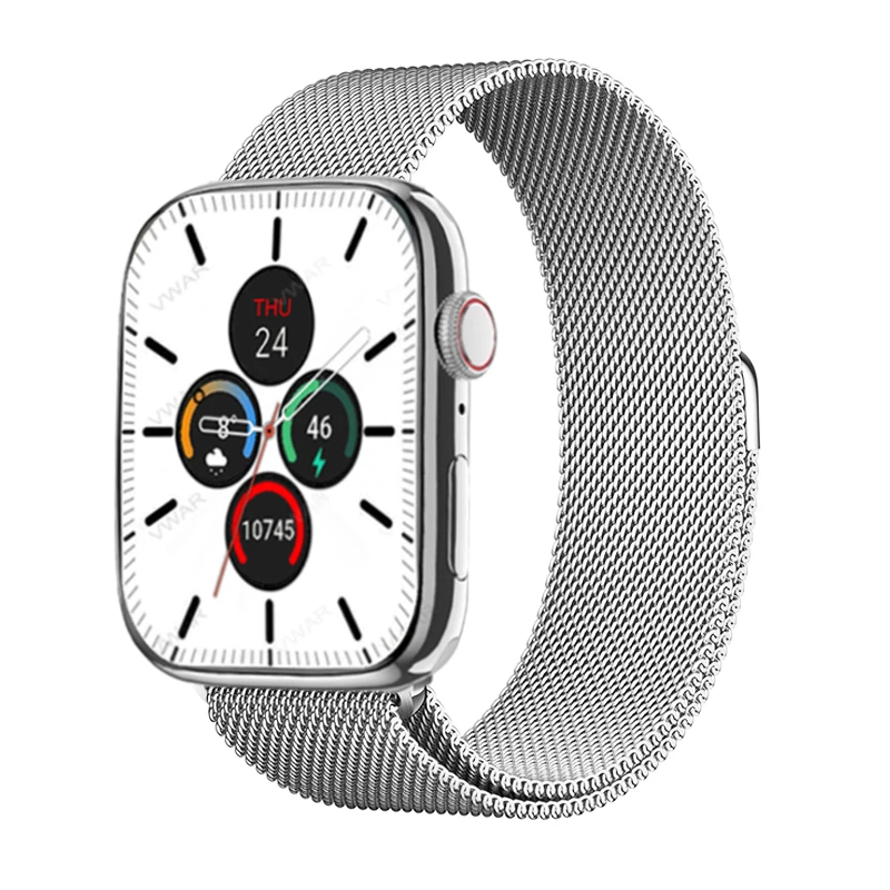 

Смарт-часы для Apple, водонепроницаемые Смарт-часы с экраном 7 дюймов, Bluetooth, NFC, Siri, IP68