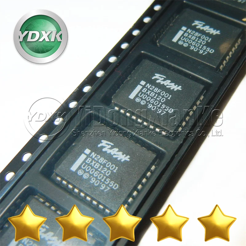 Детали электронные N28F001BXB120 PLCC32 N28F001BXB120-150, N28F001BXB150 N28F001BXT120
