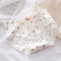 cotton panties girl shorts underpants soft breathable pantys lingerie print lace panties for women briefs underwear ropa mujer