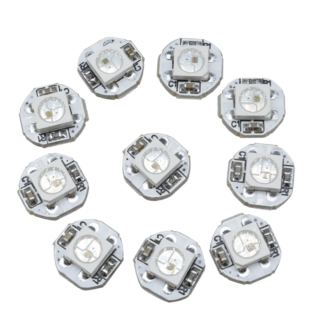 

50 шт., светодиодные кольца Gaqqee WS2812 RGB для Arduino