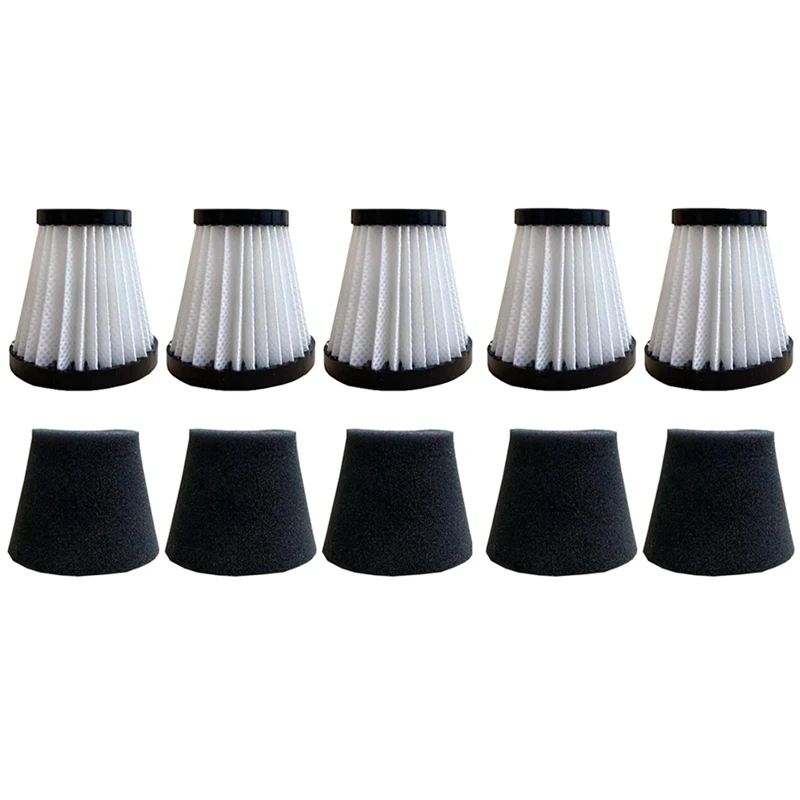 

10Pack Replacement Filter Compatible For Dirt Devil Scorpion Handheld Vacuum Cleaner Style F117,Compare To Parts AD40117