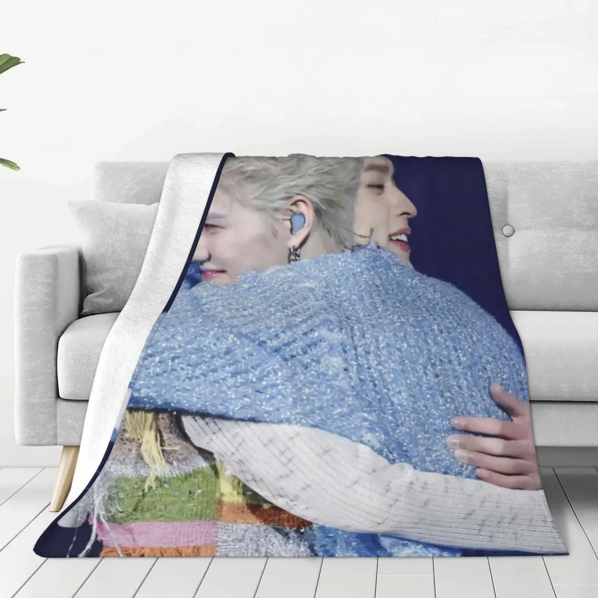 BKPP одеяло из полипропилена на клетовой основе с защитой от пиллинга мягкое