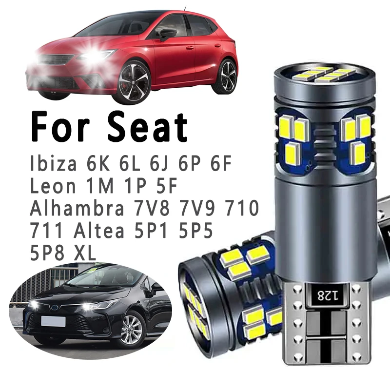 Лампы Фары T10 Для Seat Ibiza 6k 6l 6j 6p 6f Leon 1m 1p 5f Altea 5p1 5p5 5p8 Xl Alhambra 7v8 7v9 710 711 - Пара