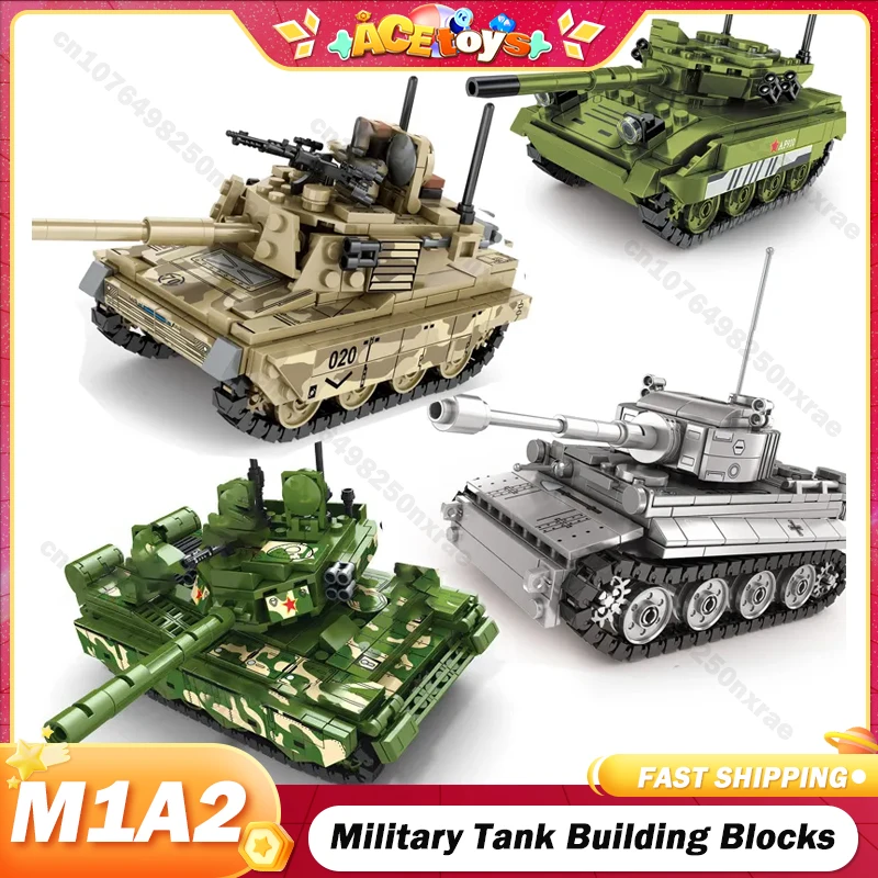 

Конструктор Военный M1A2 танк, мини-кирпичи, тяжелые танки, Собранные военные, «сделай сам», транспорт, игрушечные модели для детей, детские игрушки, подарки