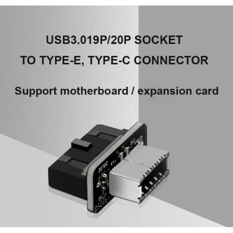 

Внутренний разъем USB 3,0 на USB 3,1/Тип C передний Тип E адаптер USB3.0 19P/20P на Type-E конвертер для материнской платы компьютера